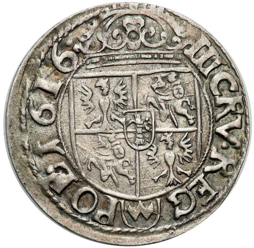 Zygmunt III Waza. 3 krucierze 1616, Kraków